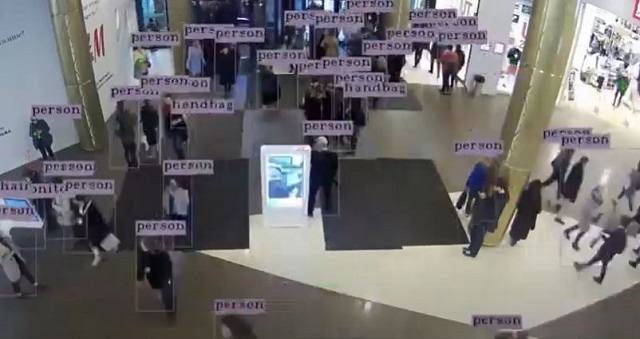Image of people in a shopping centre