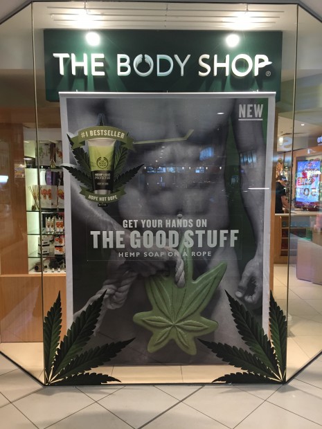 Body Shop display