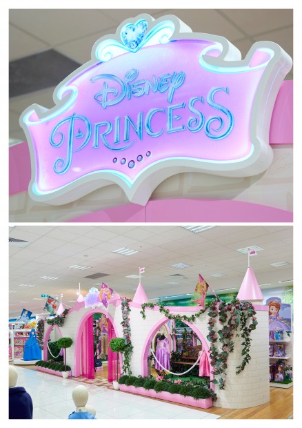 Myer Disney Princess Shop in Shop
