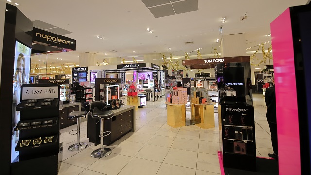 Image of the beauty floor at Myer in Melbourne Australia