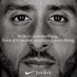 Image of Nike ad featuring Colin Kaepernick