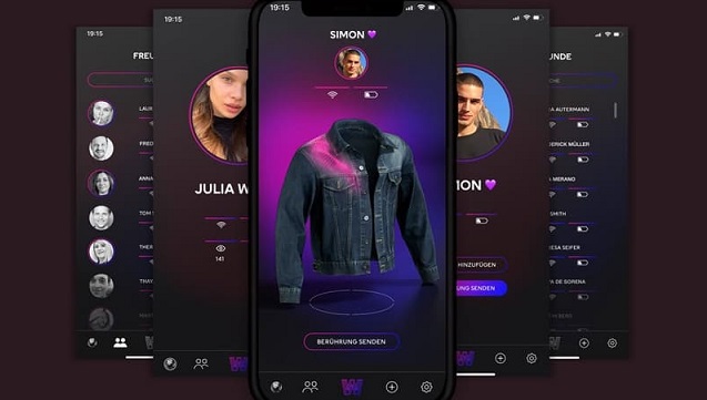 Image of the H and M wearable love app