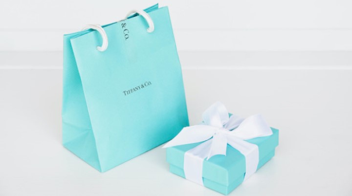 Blue Tiffany box and bag.