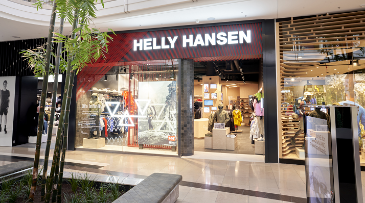 Helly Hansen's new concept store in Chadstone. Supplied