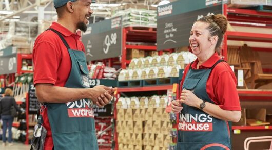 Bunnings is investing in new tech to benefit staff and customers. Image supplied