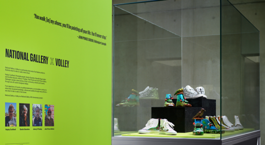 Volley x National Gallery of Australia's 'Walk in their shoes' showcase. Image supplied