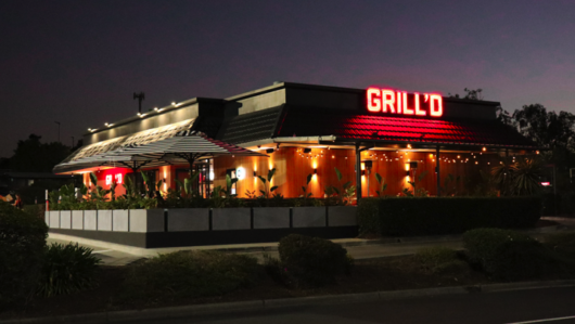 Grill'd's first drive-thru restaurant in Brisbane. Image supplied