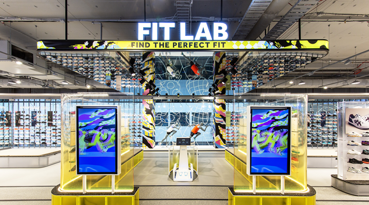The fit lab features 3D foot scanning tech. Photo by Nick Billings