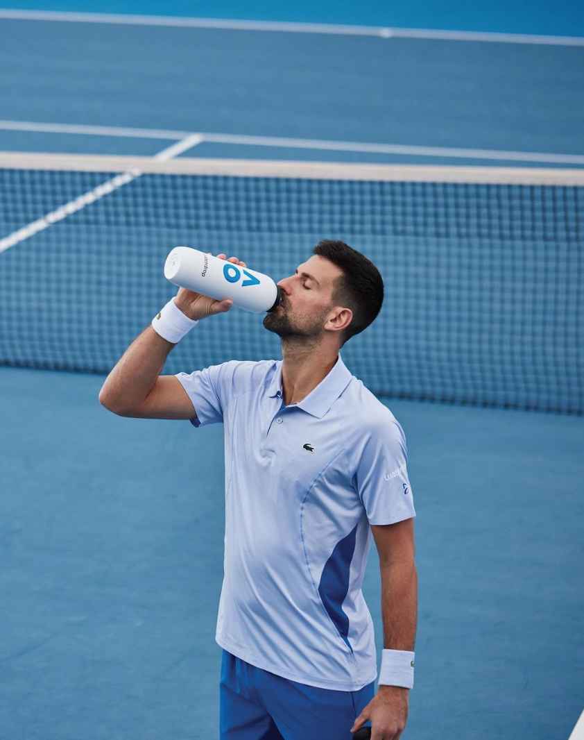 waterdrop launches in Australia with the help of Novak Djokovic - Food &  Beverage Industry News