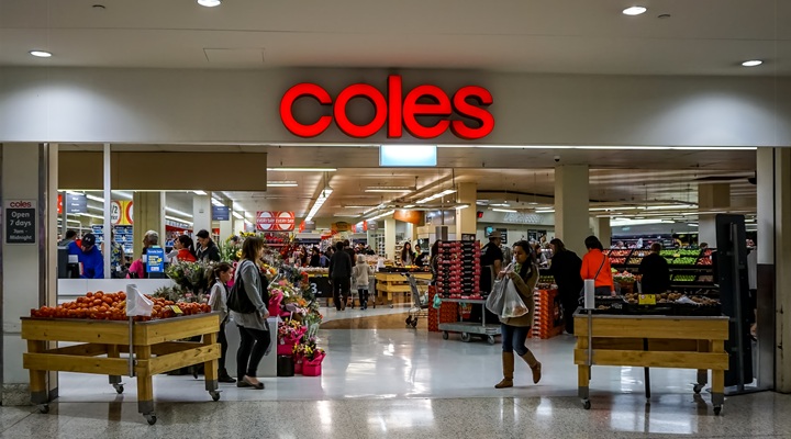 coles supermarket exterior