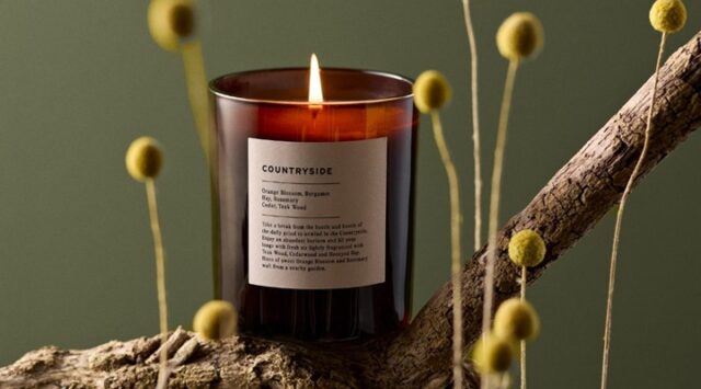 Image of candle from Dusk Group.