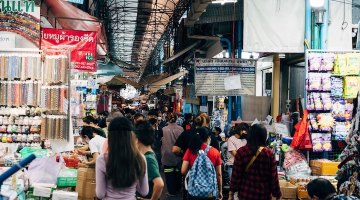 Thailand flea market
