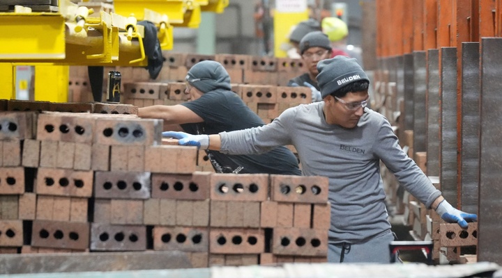 Brick factory workers.