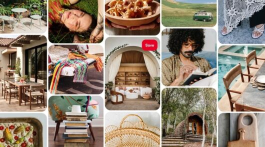 Pinterest inspiration collage.