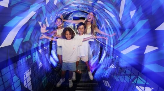 The new Museum of Illusions opening in George St, Sydney, Australia.