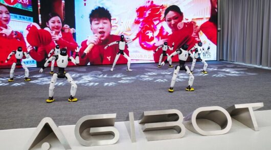 Agibot humanoid robots in China.